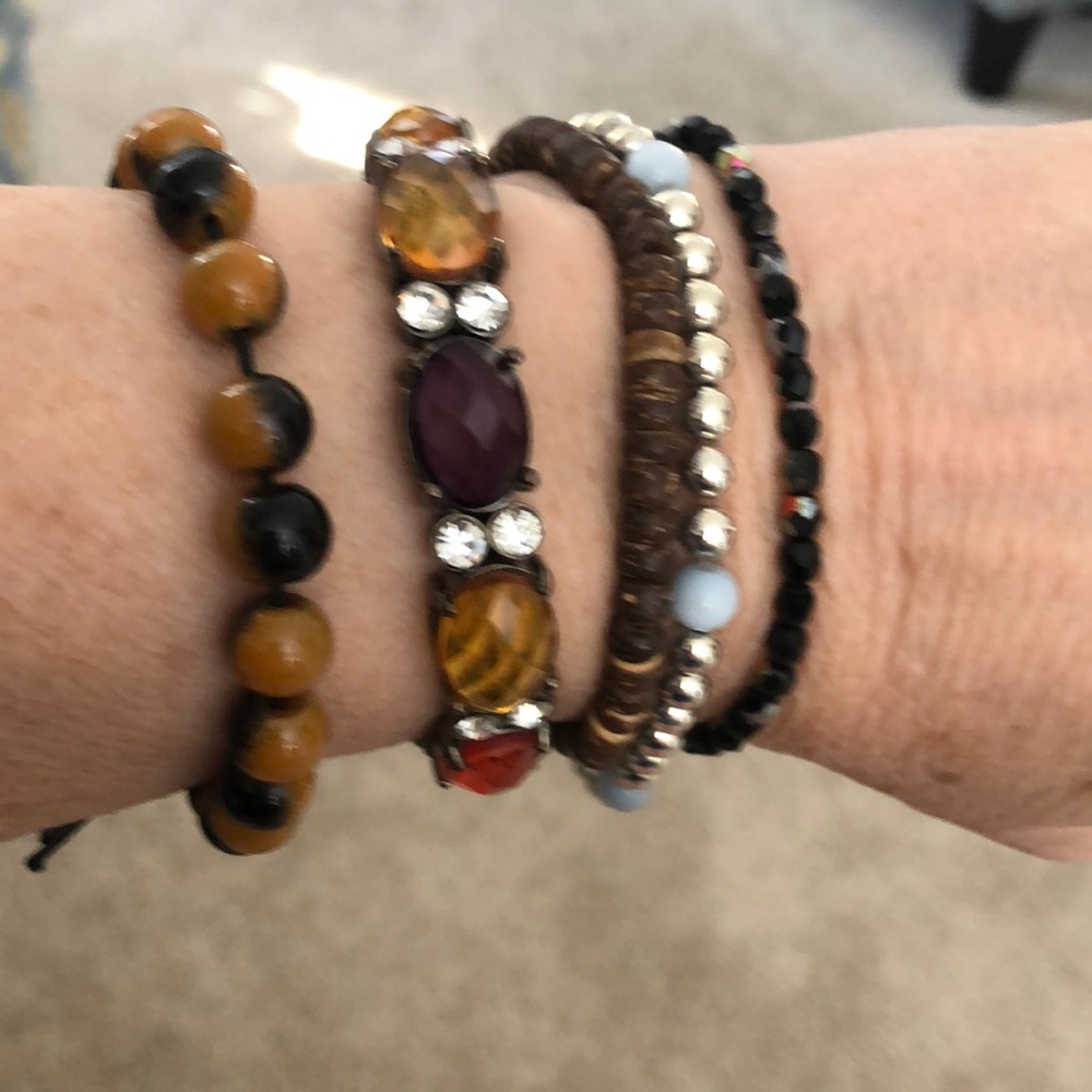 ALL 3 for $10!! Assorted stretch bracelets